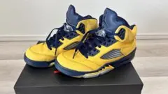 【美品】エアジョーダン 5 AIR JORDAN5 ミシガン Michigan