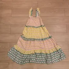 限定値下げZARAキッズ フラワープリント ノースリーブワンピース 7 122