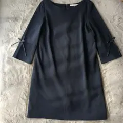 UNTITLED（アンタイトル) ネイビーワンピース