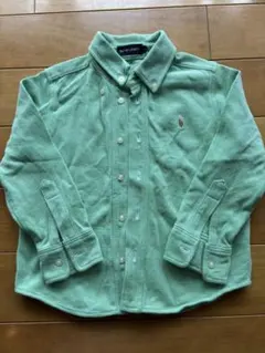【美品】Ralph Lauren 長袖シャツ 100cm 黄緑