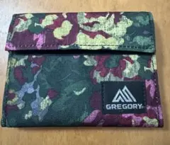 GREGORY カモフラージュ 三つ折り財布