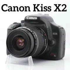 Canon Kiss X2 美品 USM標準ズーム 初心者安心 説明書付きセットのサムネイル