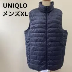 UNIQLOウルトラライトダウンベスト　メンズXLネイビー