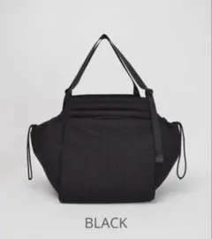 SOLPRESA ブラック 洗える キルティングトートマザーズバッグ(L)