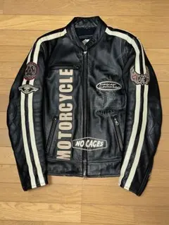 稀少Harley Davidson バイカー レザージャケット
