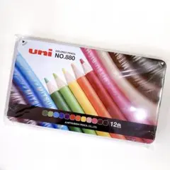 uni 色鉛筆　12色 三菱鉛筆