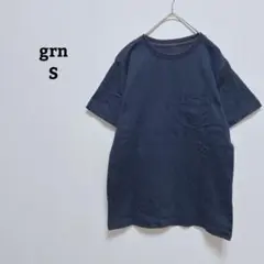 ジーアールエヌ　Tシャツ　綿100　シンプル　カジュアル　半袖　Sのサムネイル