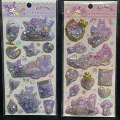 正規品　サンリオ　キラキラカプセルシール　マイメロディー　クロミ　2枚