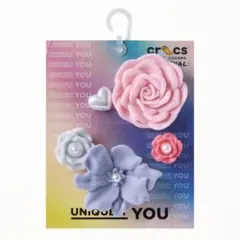 Crocs ボヘミアン フラワーズ チャーム 5個セット 花 ハートのサムネイル