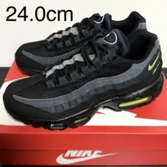 NIKE AIR MAX 95 RETRO LOGO ブラック ボルト 24.0