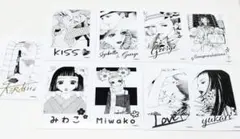 矢沢あい　Paradise kiss パラダイスキス　チェキ風ブロマイド　9種