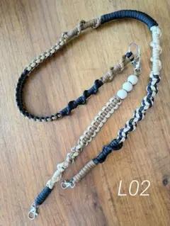 スマホショルダーストラップ 3way パラコード　L02