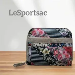 ☆レア☆ レスポートサック 財布 パッチワーク 花柄 二つ折り コンパクト