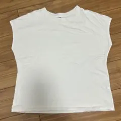 ホワイト 半袖 Tシャツ コットン　ユニクロ　XL