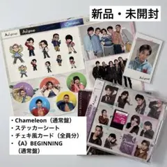 【新品】Aぇ! group Chameleon チェキ風カード ステッカーシート