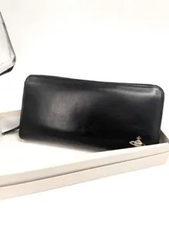 良品✨ ヴィヴィアンウエストウッド 長財布 レザー ブラック 2297 