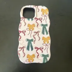 iPhone用ケース　クラッシックリボン