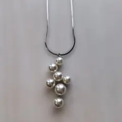 JewelVOX パール ネックレス シルバー