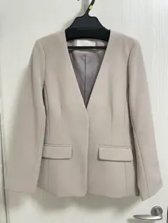 プロポーションボディドレッシング　ノーカラージャケット　S 美品　週末限定値下げ