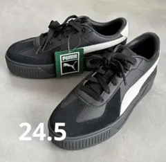 【SnowMan着用】PUMA 厚底スニーカー ブラック 24.5cm