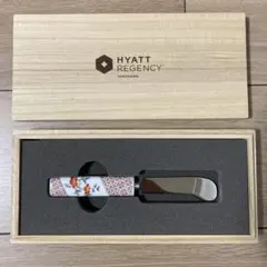 【値下げ可】HYATT REGENCY YOKOHAMA バターナイフ 木箱入りのサムネイル