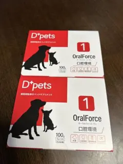 D*pets OralForce 1 デンタルケア 4個セット D+pets OralForce 口腔環境 100g - メルカリ