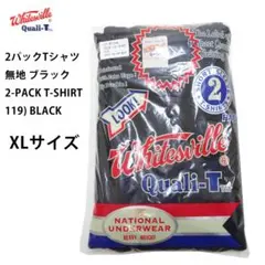 ホワイツビル 2パック Tシャツ 無地 WV73544 黒 (XLサイズ) 新品のサムネイル