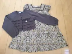 Tartine et chocolat ワンピース&カーディガンセット