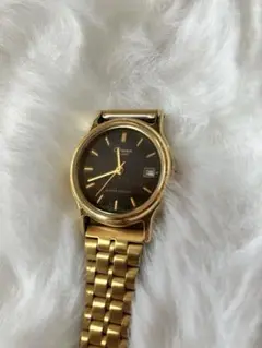 ゴールド　時計　※時間止まっています　water resist