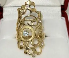 JEWELER MIWA アクアマリン ダイヤモンド リング 1.75ct - メルカリ