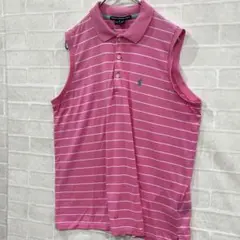 RALPH LAUREN GOLF ノースリーブポロシャツ　ゴルフ　ピンクのサムネイル