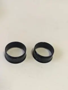 ☆ 2개 세트!!20mm 싱글 플레어 바디 피어싱 아일렛 블랙 ☆