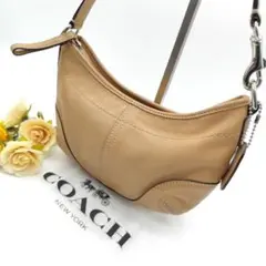 希少 コーチ ワンショルダーバッグ ソーホー ホーボー アクセサリーポーチ
