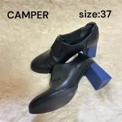 【極美品】 カンペール ブラック レザーフラットシューズ 37 楽天市場】【中古】 カンペールCAMPER レザースリップオン 37 黒