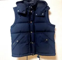 【あおまめさん専用出品】ラルフローレン　ネイビー ダウンベスト フード付き