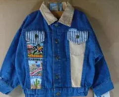 #3才用 95cm #新品デニムジャケット #アメリカ製サンフランシスコブルース
