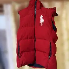 2026年最新】POLO RALPH LAUREN カラー：レッド系 メンズ ダウンベスト