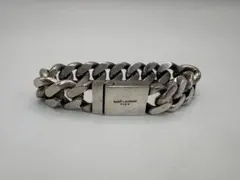 SAINT LAURENT シルバートーン カーブチェーン ブレスレットのサムネイル