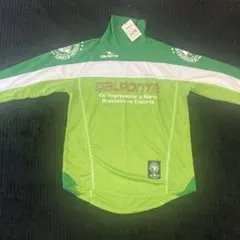 （新品タグ付き）DALPONTE サッカーシャツ ハイネック緑色 Sサイズ