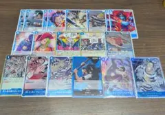 決戦の刻 青デッキパーツ C UC R SR L まとめ売り 33枚 ワンピース