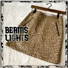 BEAMS LIGHTS ビームスライツ レオパード タイト ミニスカート Sのサムネイル