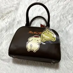新品未使用】アベイル ポムポムプリン 30周年 ボストンバッグ ブラウン