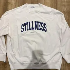 GLOBAL WORK STILLNESS プリント スウェット XL