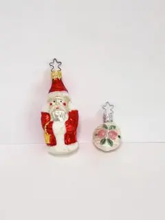 ビンテージ INGE-GLAS クリスマス ガラスオーナメント インゲグラス