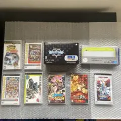 【新品未開封】PSP キングダムハーツ本体同梱版 &PSPソフト7本 &ポーチ