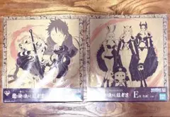 ワンピース　一番くじ　色紙　2枚セット