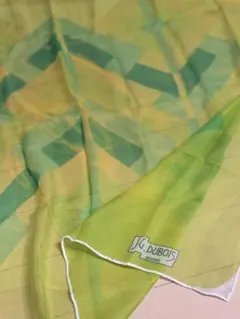 J.G. DUBOIS グリーン スカーフ