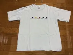 【未使用】CONVERSE スニーカー刺繍 Tシャツ Lサイズ（ライトブルー）