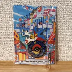新品　ポケモンセンター フクオカ 限定 ロゴピンズ