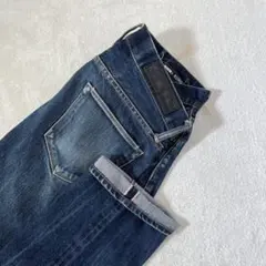 極美品 クロ KURO デニム《W30》 GRPHITE 赤耳 セルビッチ